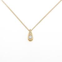 K18YG ダイヤモンドネックレス