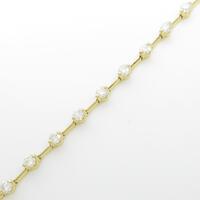 K18YG ダイヤモンドブレスレット