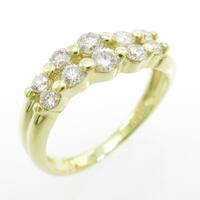 K18YG ダイヤモンドリング