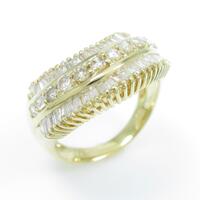 K18YG ダイヤモンドリング