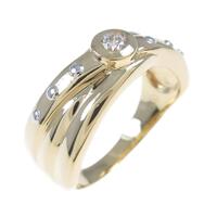 K18YG ダイヤモンドリング