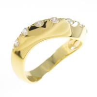 K18YG ダイヤモンドリング