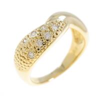 K18YG ダイヤモンドリング