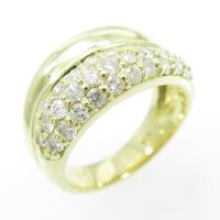 K18YG ダイヤモンドリング