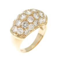 K18YG ダイヤモンドリング