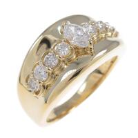 K18YG ダイヤモンドリング