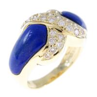 K18YG ラピスラズリリング