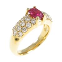 K18YG ルビーリング