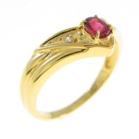 K18YG ルビーリング