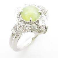 PT クリソベリルキャッツアイリング