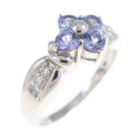 PT フラワー タンザナイトリング