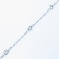 【リメイク】K18WG ダイヤモンドブレスレット