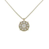 【リメイク】K18YG ダイヤモンドネックレス