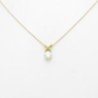 【リメイク】K18YG ダイヤモンドネックレス 0．315ct・E・SI2・VG
