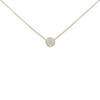 【リメイク】K18YG ダイヤモンドネックレス 0．411ct・M・VS2・EXT H＆C