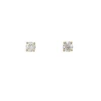【リメイク】K18YG ダイヤモンドピアス 0．249ct・0．256ct・H・SI1・GOOD