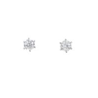 【リメイク】ST／プラチナダイヤモンドピアス 0．421ct・0．435ct・E・VS1?2・VG?G