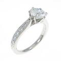 【リメイク】プラチナダイヤモンドリング 1．085ct・F・SI2・VG