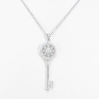 【新品】プラチナダイヤモンドネックレス 0．260ct・E・SI2・GOOD