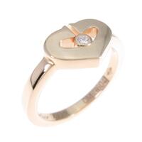 カルティエ Cハート スモール リング