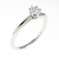 ティファニー クラシックソリティア リング 0．22ct・D・VVS1・EXT