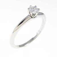 ティファニー クラシックソリティア リング 0．22ct・D・VVS1・EXT