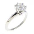 ティファニー クラシックソリティア リング 1．01ct