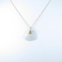 ティファニー ハート マザーオブパールネックレス