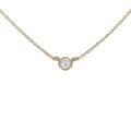 ティファニー バイザヤード ネックレス 0．19ct・E・VS2・3EXT