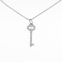 ティファニー ヴィンテージ オーバル キー ミニ ネックレス