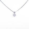 プラチナダイヤモンドネックレス 0．315ct・J・SI2・GOOD