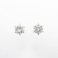 プラチナダイヤモンドピアス 0．300ct・0．327ct・G?H・VS2?SI1・FAIR