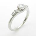 プラチナダイヤモンドリング 0．301ct・F・SI1・EXT H＆C