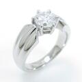 プラチナダイヤモンドリング 1．033ct・E・VVS2・GOOD