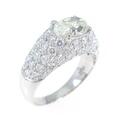 プラチナダイヤモンドリング 1．125ct・VLY・VVS2・オーバルカット