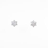 【リメイク】ST／プラチナダイヤモンドピアス 0．407ct・0．410ct・E?F・VS1?2・VG?GOOD