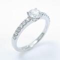 【MORESALE】【リメイク】プラチナダイヤモンドリング 0．430ct・E・SI2・VG