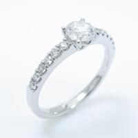 【MORESALE】【リメイク】プラチナダイヤモンドリング 0．430ct・E・SI2・VG