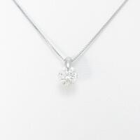 プラチナダイヤモンドネックレス 1．012ct・J・SI2・GOOD