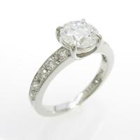 プラチナダイヤモンドリング 1．014ct・F・SI1・VG