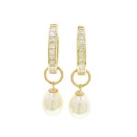 K18YG 2WAY ダイヤモンドピアス