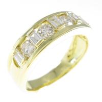 K18YG ダイヤモンドリング