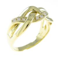 K18YG ダイヤモンドリング