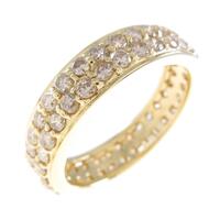 K18YG フルエタニティ ダイヤモンドリング