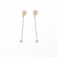 K18YG ダイヤモンドピアス