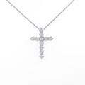 PT クロス ダイヤモンドネックレス