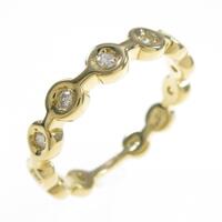 K18YG ダイヤモンドリング