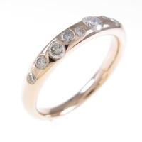 K18PG ダイヤモンドリング