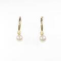 K18YG 2WAY アコヤパールピアス