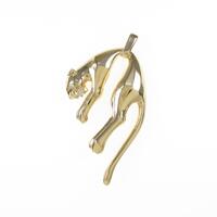 K18YG ヒョウ ペンダント